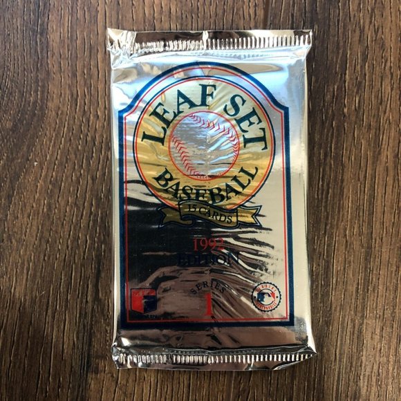 8 Packs Of 1992 Leaf Set Baseball Series 1 Cards 15 Ea. Pack & 375 Loose Cards - Picture 3 of 6